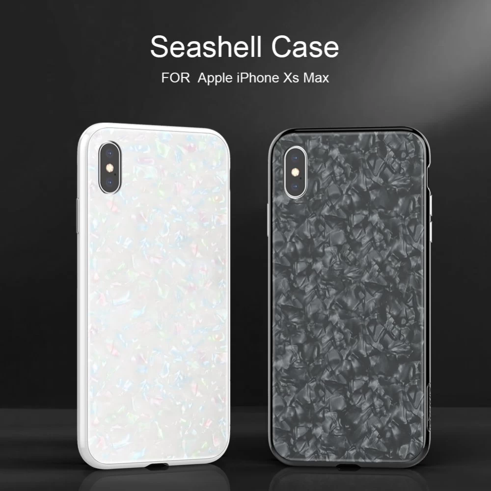 Apple iPhone XS Max skal vit Nillkin Seashell