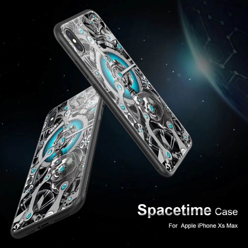 Apple iPhone XS Max skal svart Nillkin Spacetime