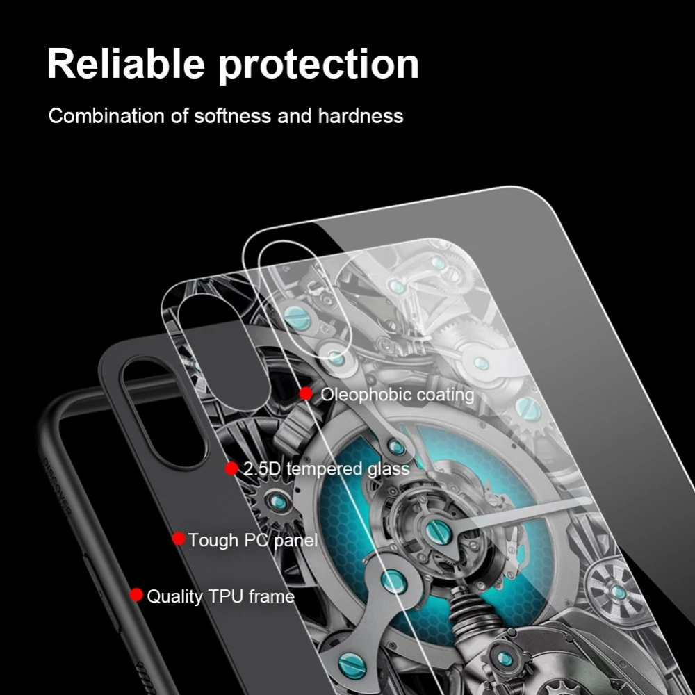 Apple iPhone XS Max skal svart Nillkin Spacetime