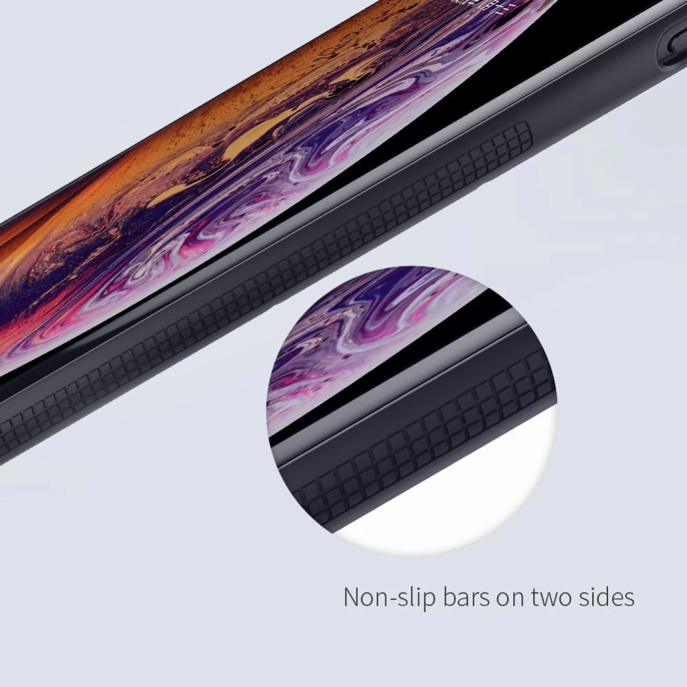 Apple iPhone XS Max dėklas Juoda Nillkin Grip  with Finger Loop