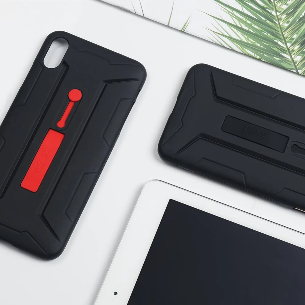 Apple iPhone XS Max dėklas Juoda Nillkin Grip  with Finger Loop