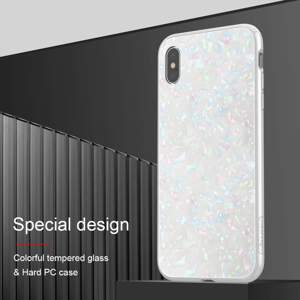 Apple iPhone XS Max skal svart Nillkin Seashell 
