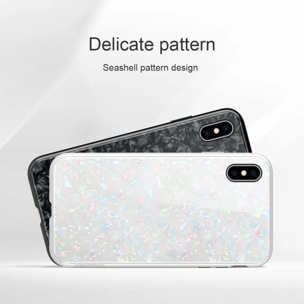 Apple iPhone XS Max skal svart Nillkin Seashell 