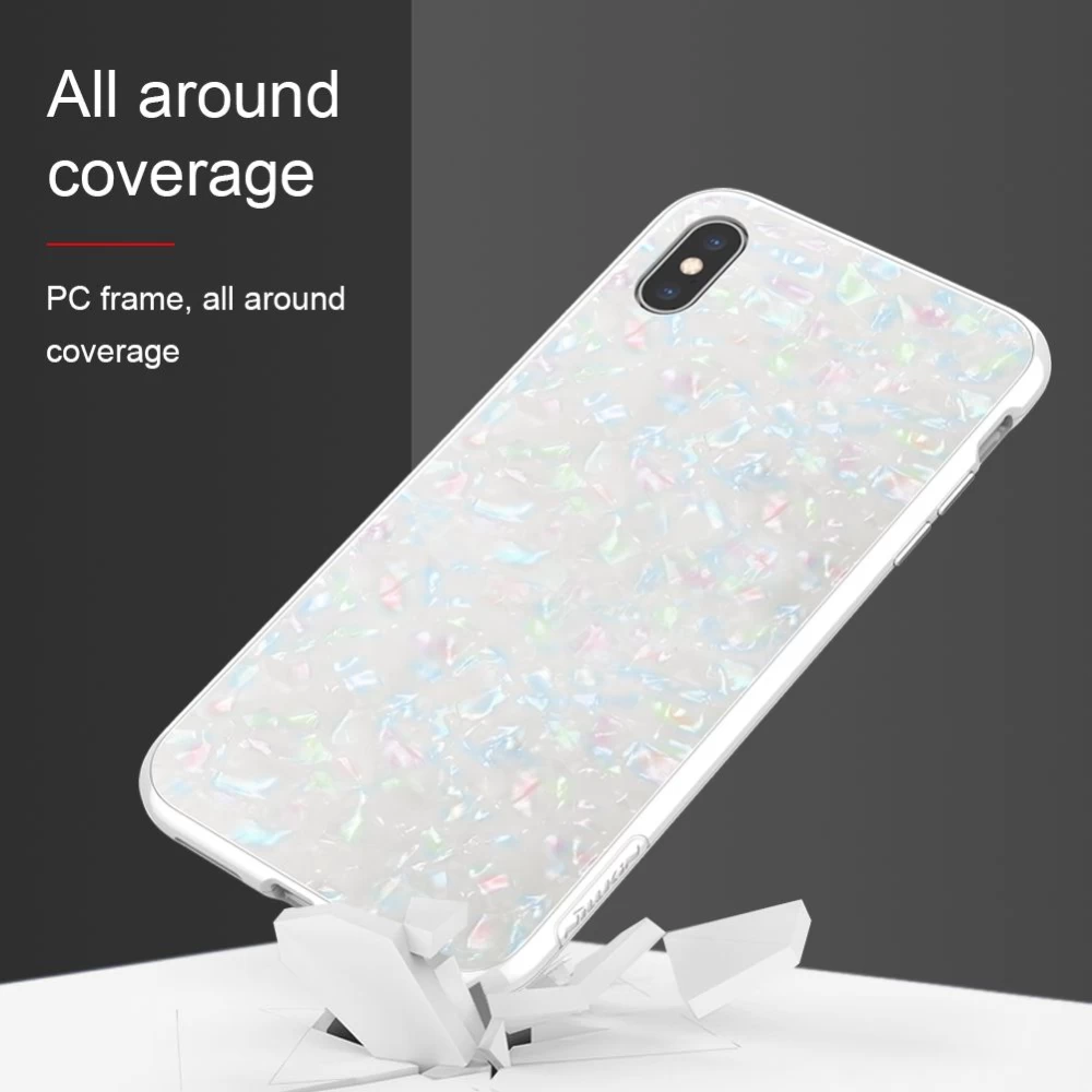 Apple iPhone XS Max skal svart Nillkin Seashell 