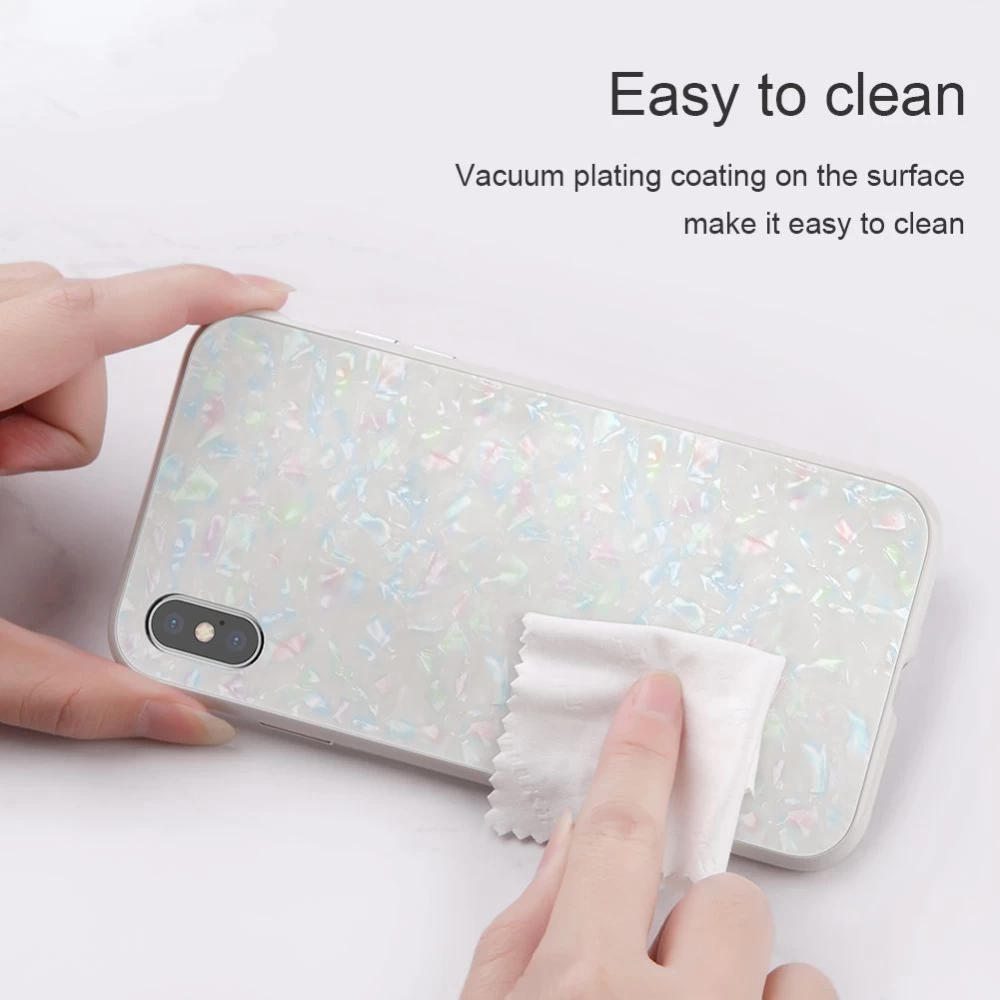 Apple iPhone XS Max skal svart Nillkin Seashell 