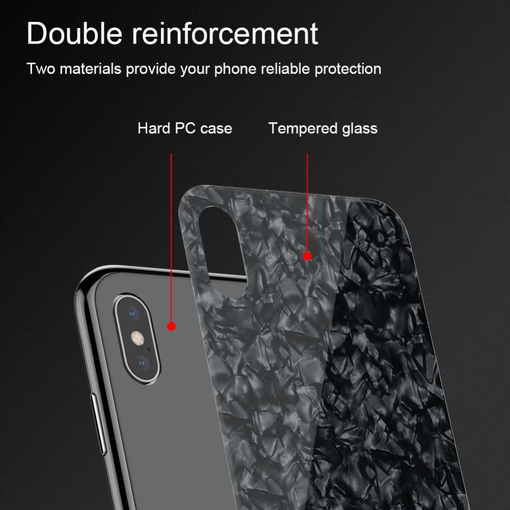 Apple iPhone XS Max skal svart Nillkin Seashell 