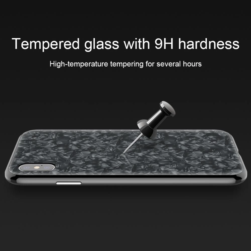Apple iPhone XS Max skal svart Nillkin Seashell 