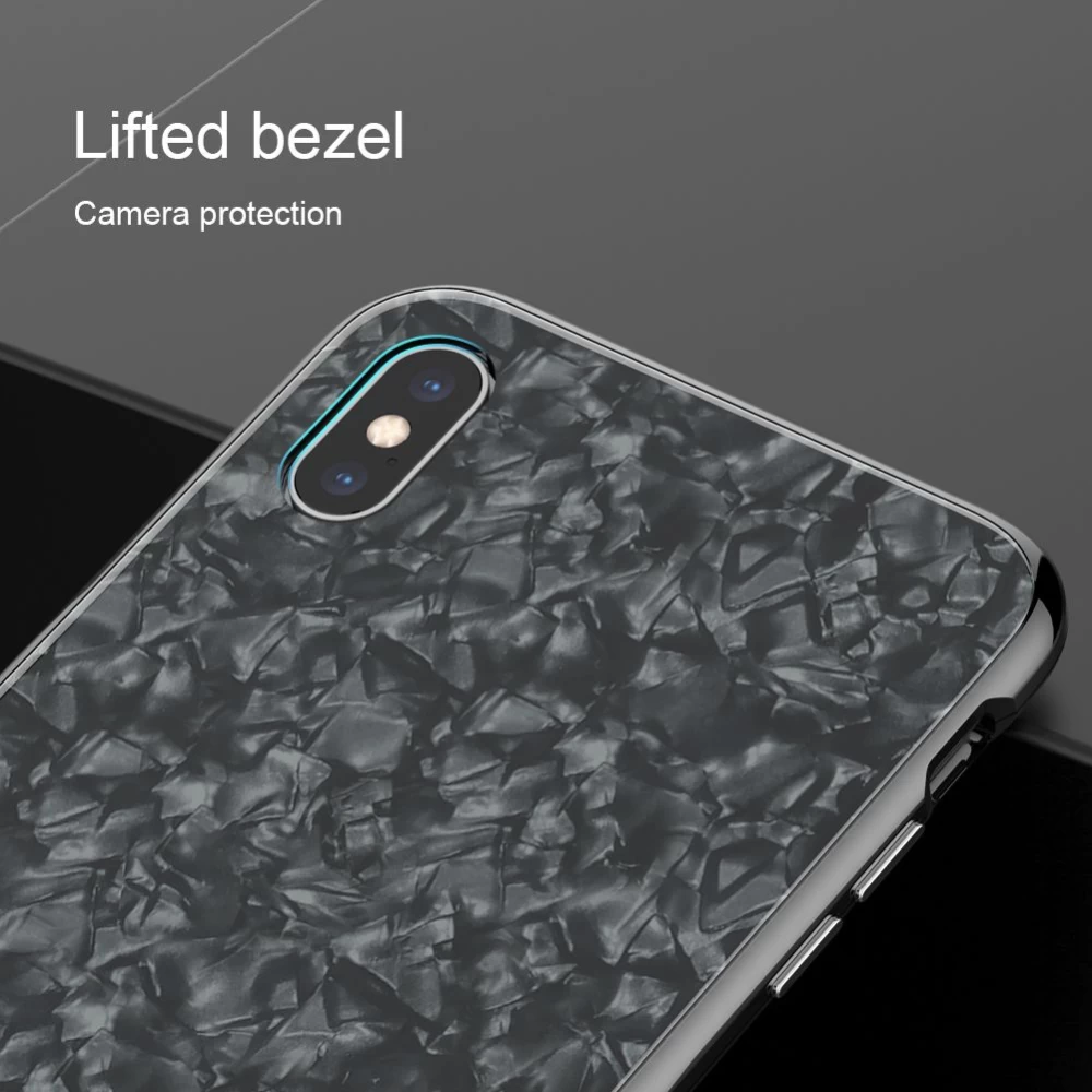 Apple iPhone XS Max skal svart Nillkin Seashell 