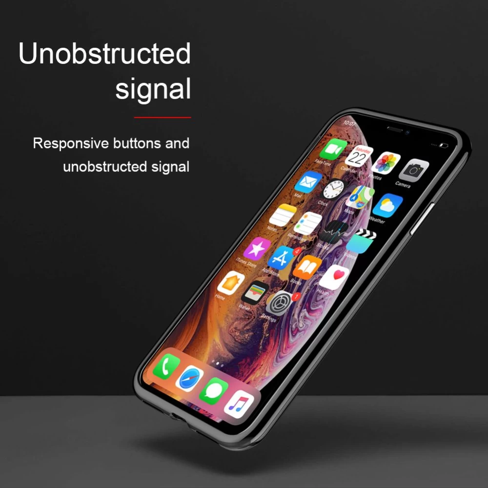 Apple iPhone XS Max skal svart Nillkin Seashell 