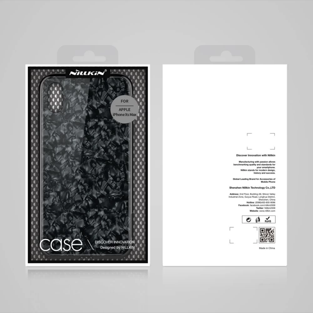 Apple iPhone XS Max skal svart Nillkin Seashell 