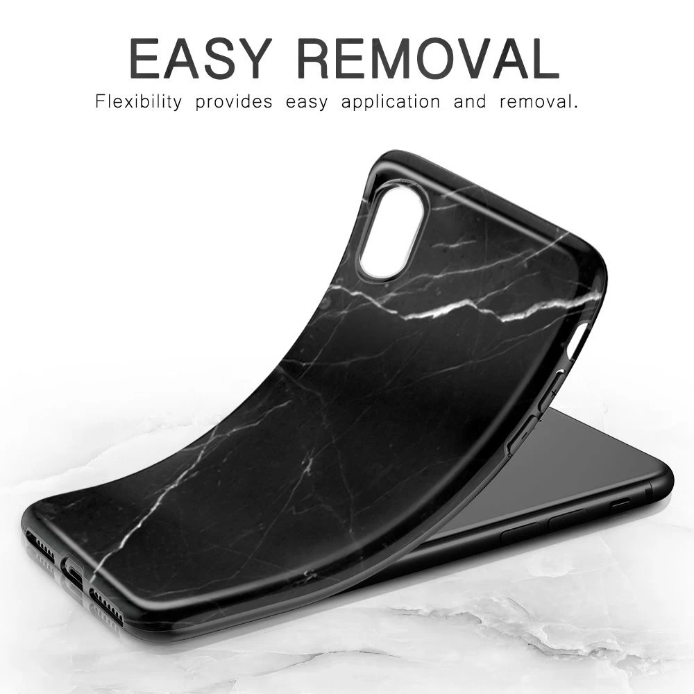 Apple iPhone XS Max skal svart ESR Marble