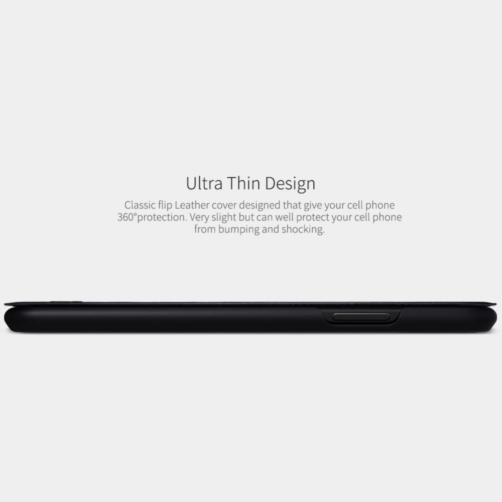 Apple iPhone XS Max fodral röd Nillkin Qin Leather