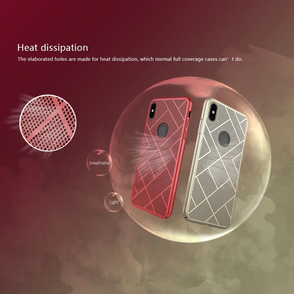 Apple iPhone XS Max skal röd Nillkin Air