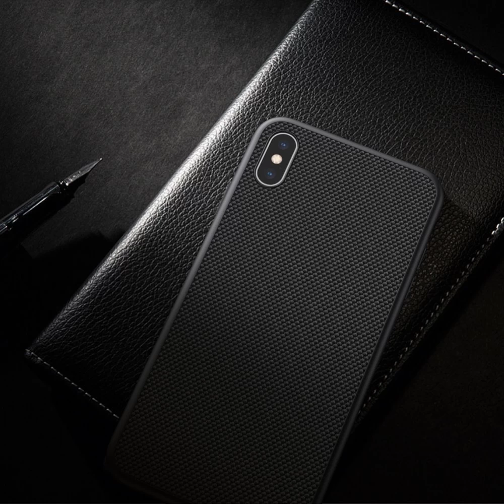 Apple iPhone XS Max dėklas raudonas Nillkin Textured