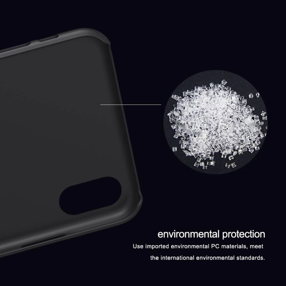 Apple iPhone XS Max skal gyllene Nillkin Super Frosted Shield
