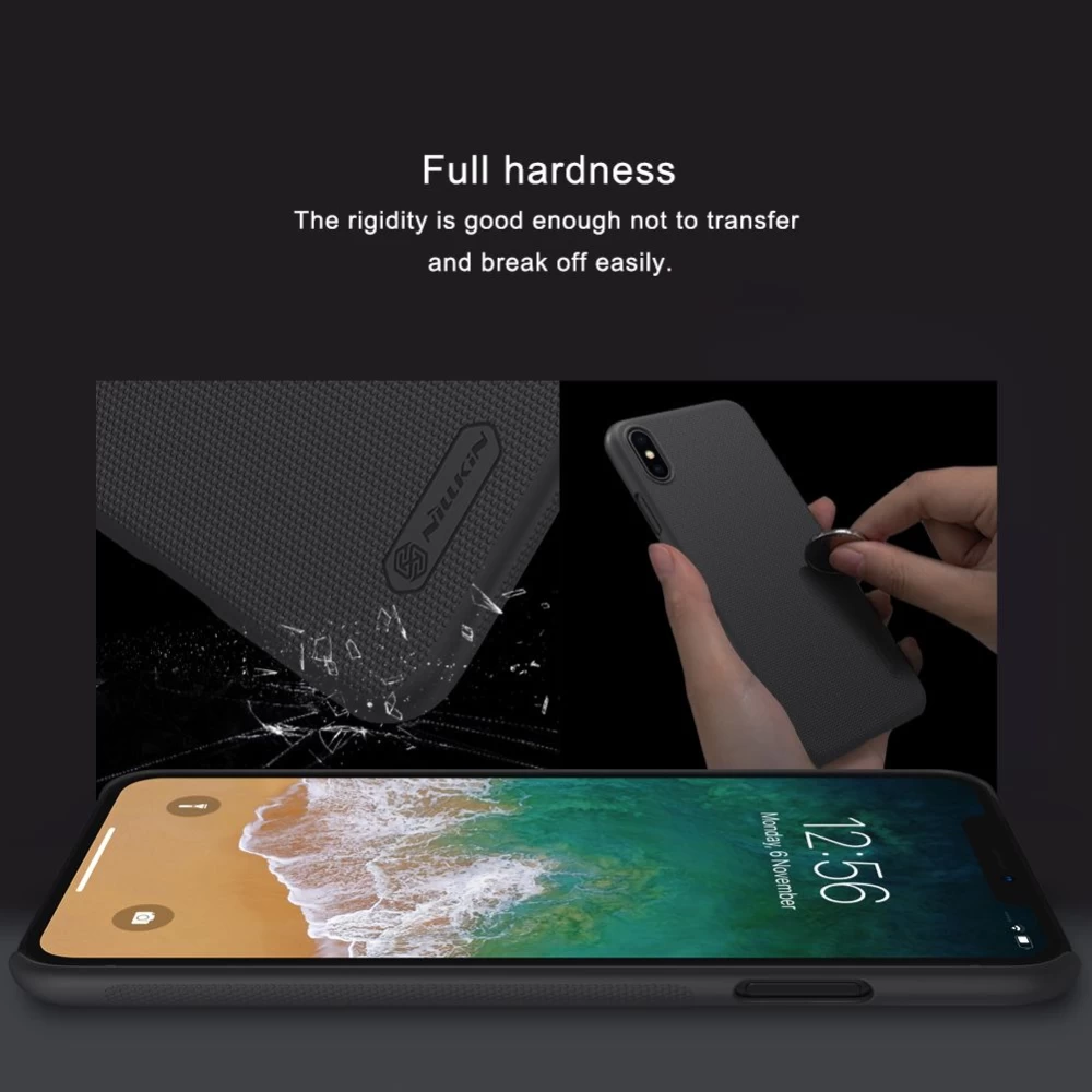 Apple iPhone XS Max skal gyllene Nillkin Super Frosted Shield