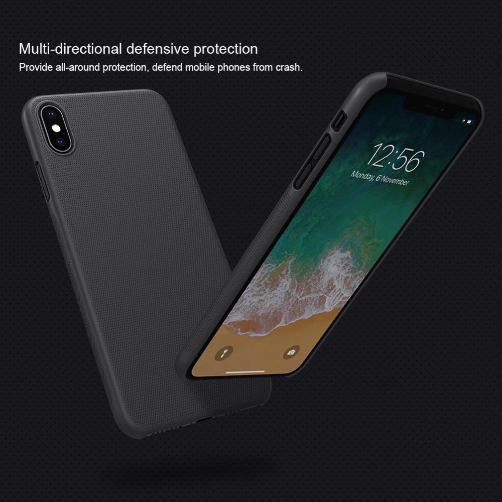 Apple iPhone XS Max skal gyllene Nillkin Super Frosted Shield