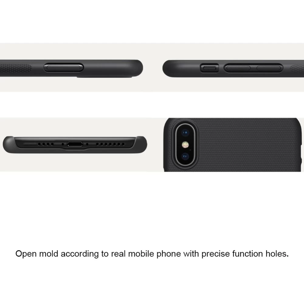 Apple iPhone XS Max skal gyllene Nillkin Super Frosted Shield