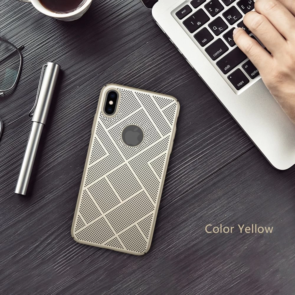 Apple iPhone XS Max skal gyllene Nillkin Air
