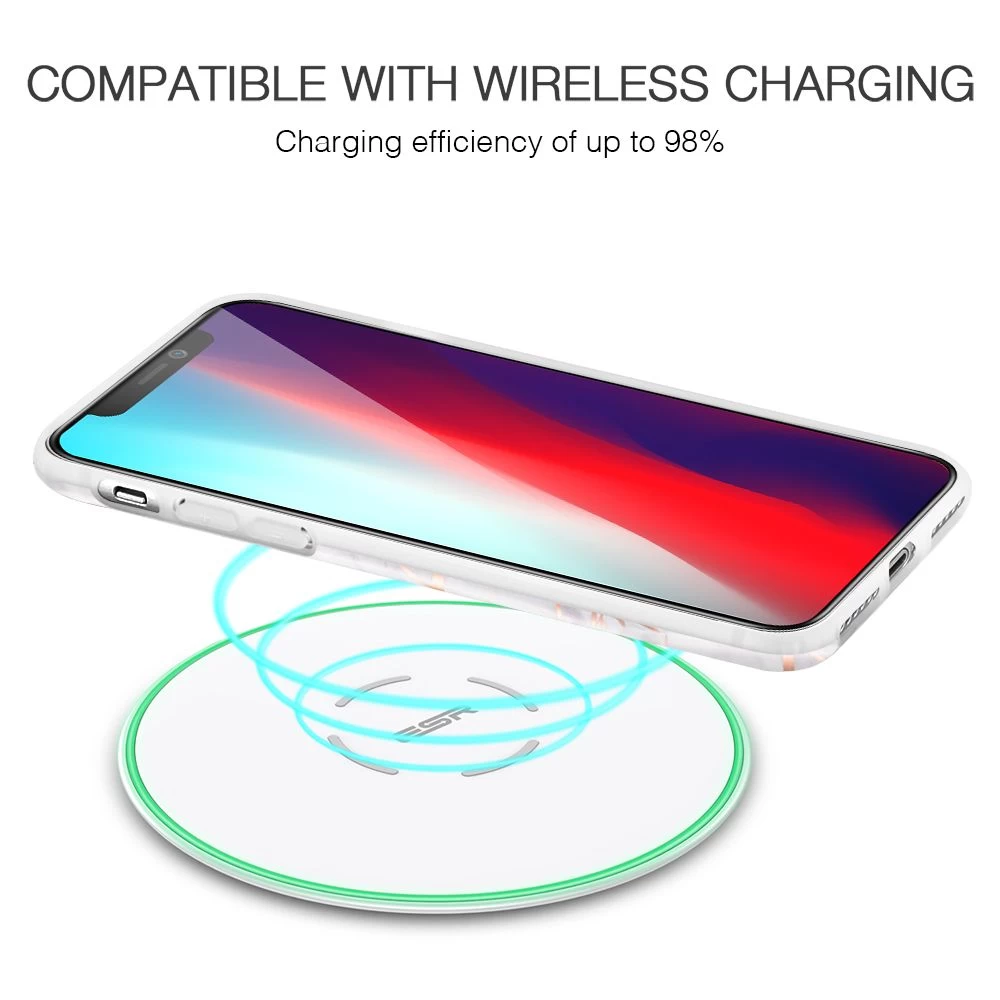Apple iPhone XS Max skal gyllene ESR Marble