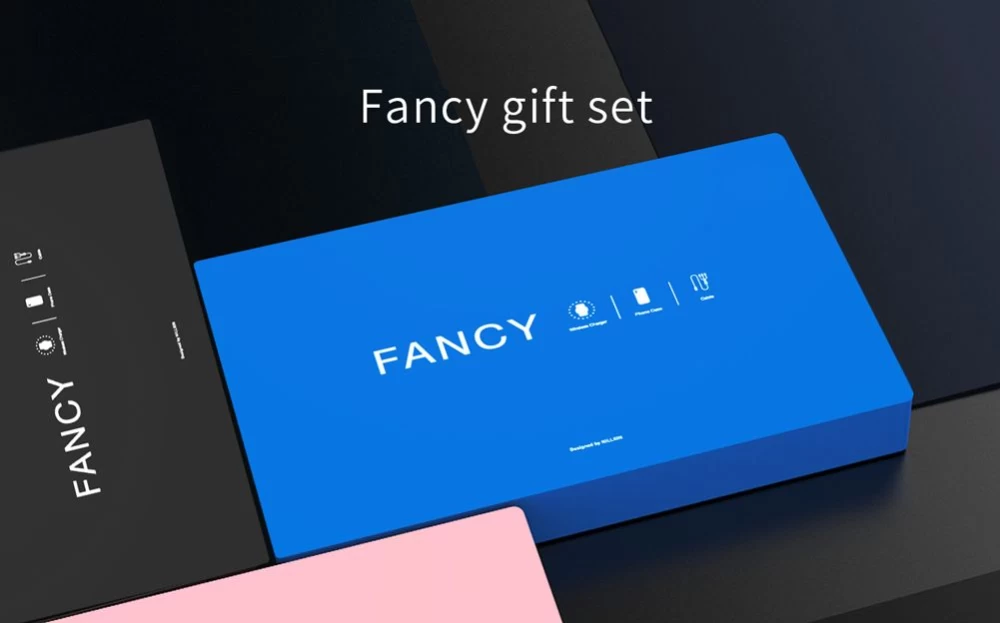 Apple iPhone XS Max skal blå Nillkin Fancy Gift Set