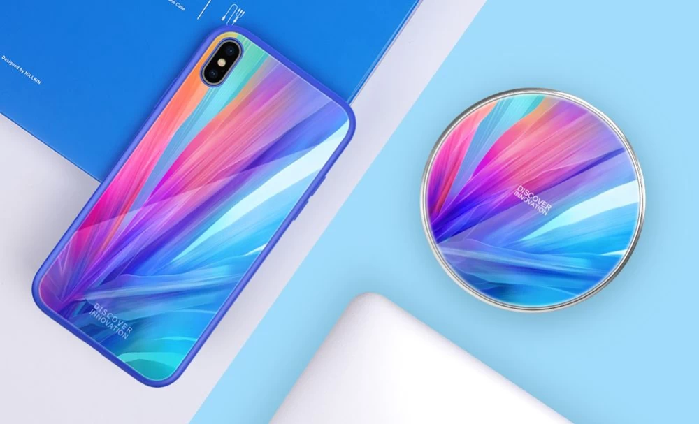 Apple iPhone XS Max skal blå Nillkin Fancy Gift Set