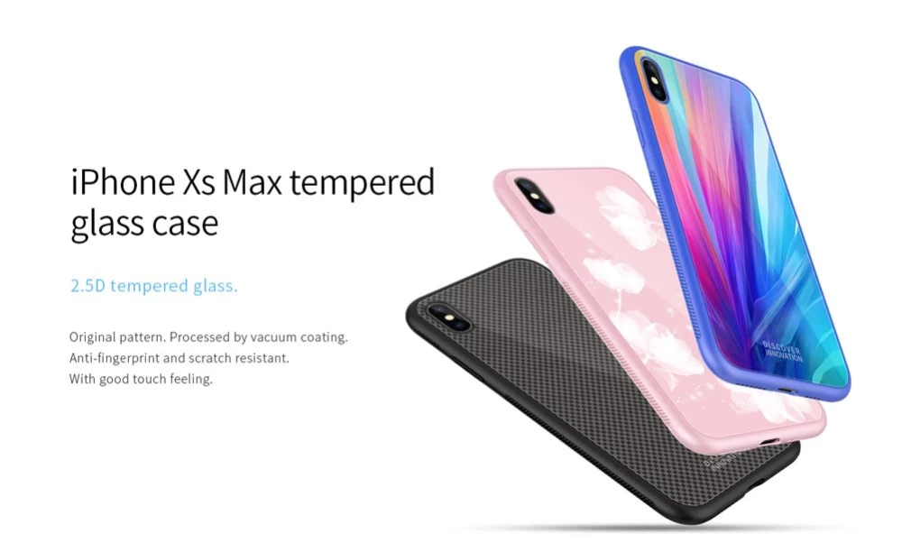 Apple iPhone XS Max skal blå Nillkin Fancy Gift Set