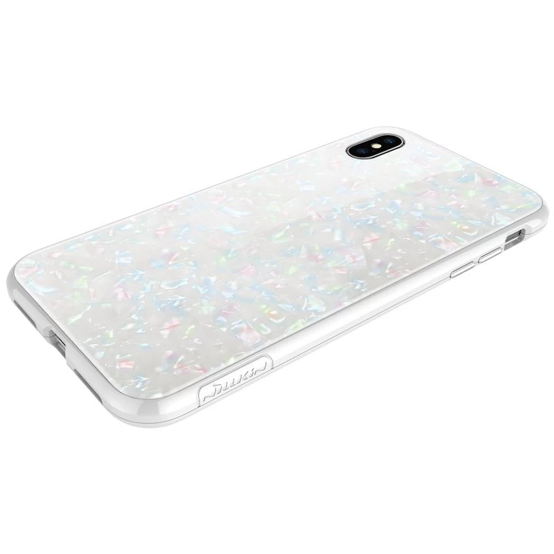 Apple iPhone XS Max skal vit Nillkin Seashell