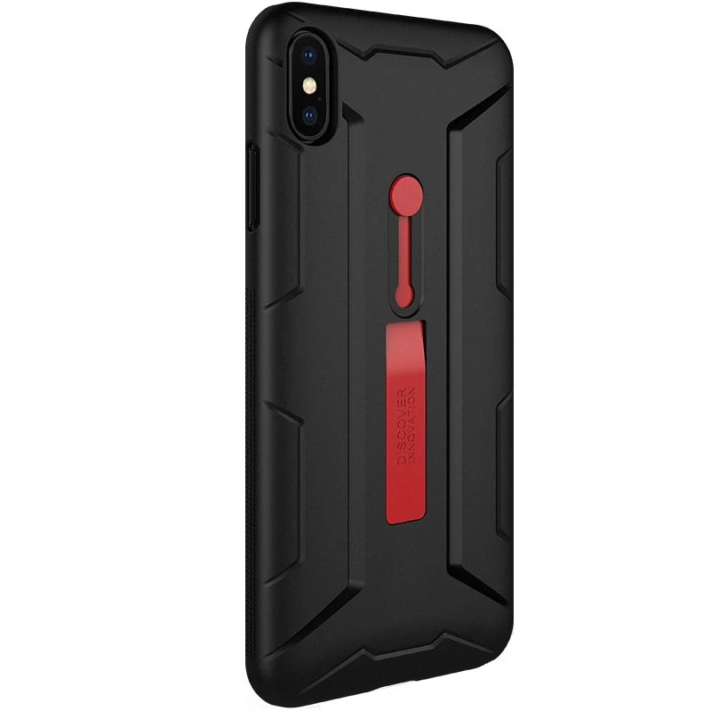 Apple iPhone XS Max dėklas Juoda Nillkin Grip  with Finger Loop