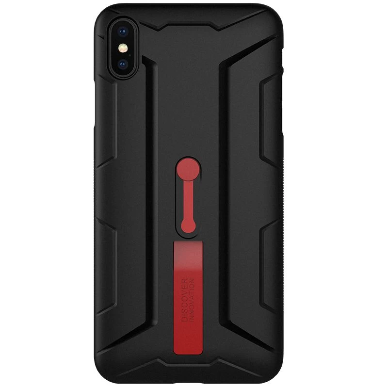 Apple iPhone XS Max dėklas Juoda Nillkin Grip  with Finger Loop