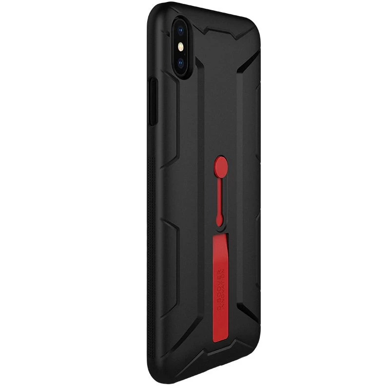 Apple iPhone XS Max dėklas Juoda Nillkin Grip  with Finger Loop