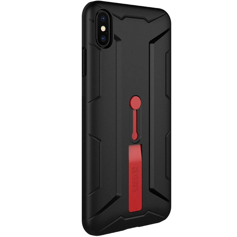Apple iPhone XS Max dėklas Juoda Nillkin Grip  with Finger Loop