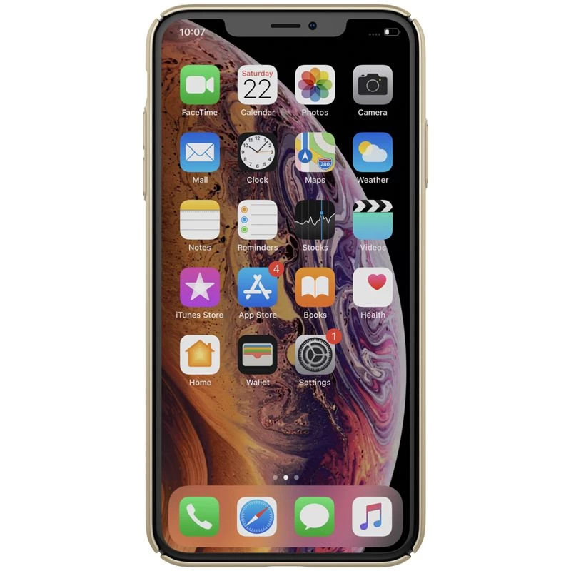 Apple iPhone XS Max skal gyllene Nillkin Air