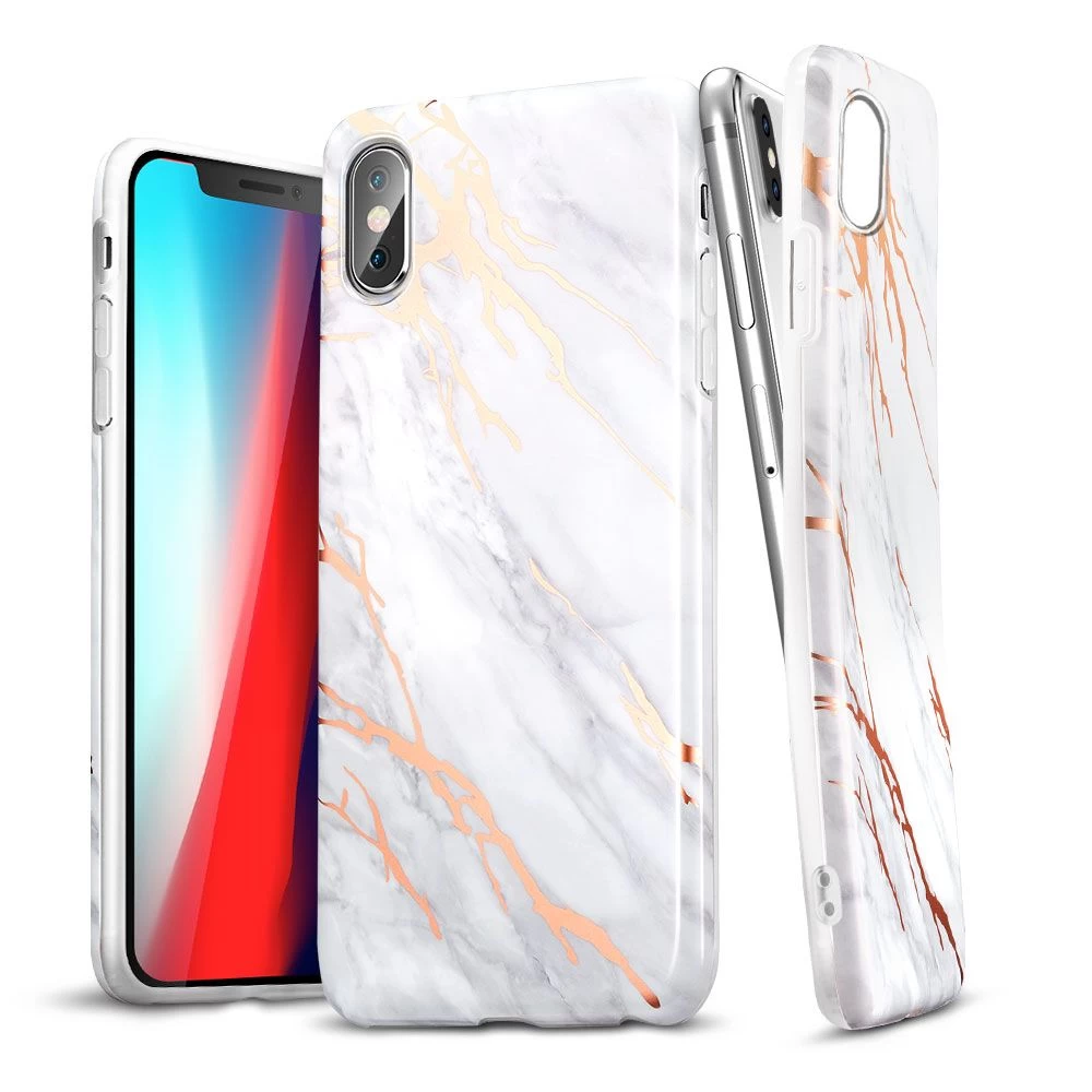 Apple iPhone XS Max skal gyllene ESR Marble