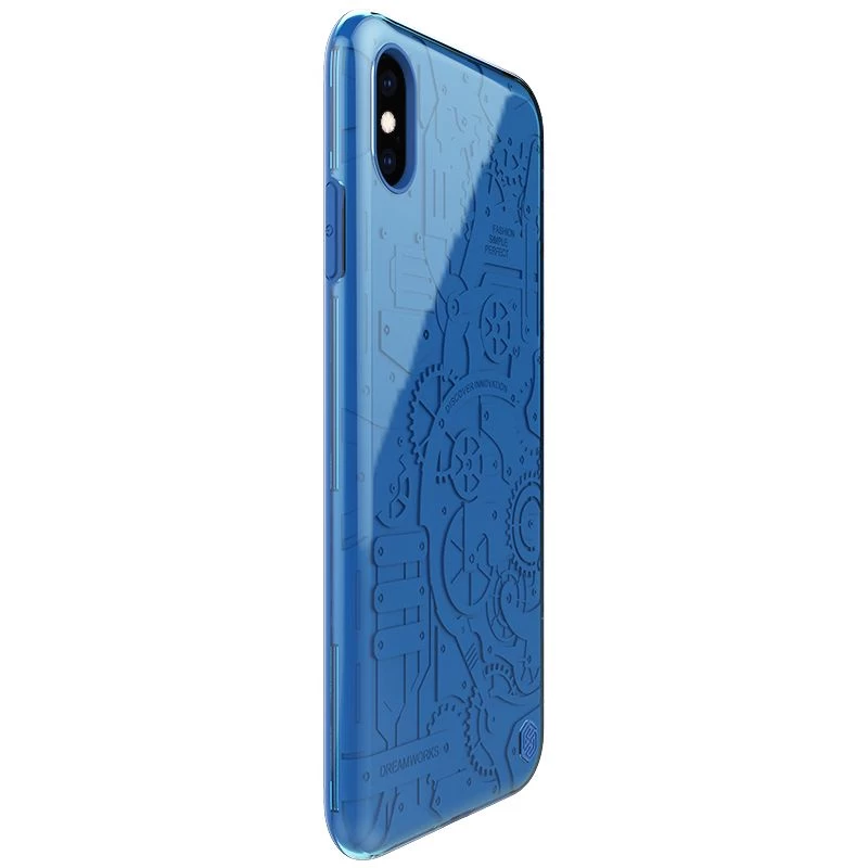 Apple iPhone XS Max skal blå Nillkin Machinery