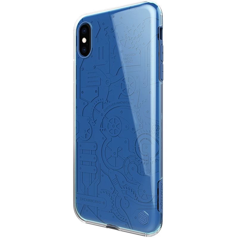 Apple iPhone XS Max skal blå Nillkin Machinery