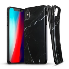 Apple iPhone XS Max skal svart ESR Marble 