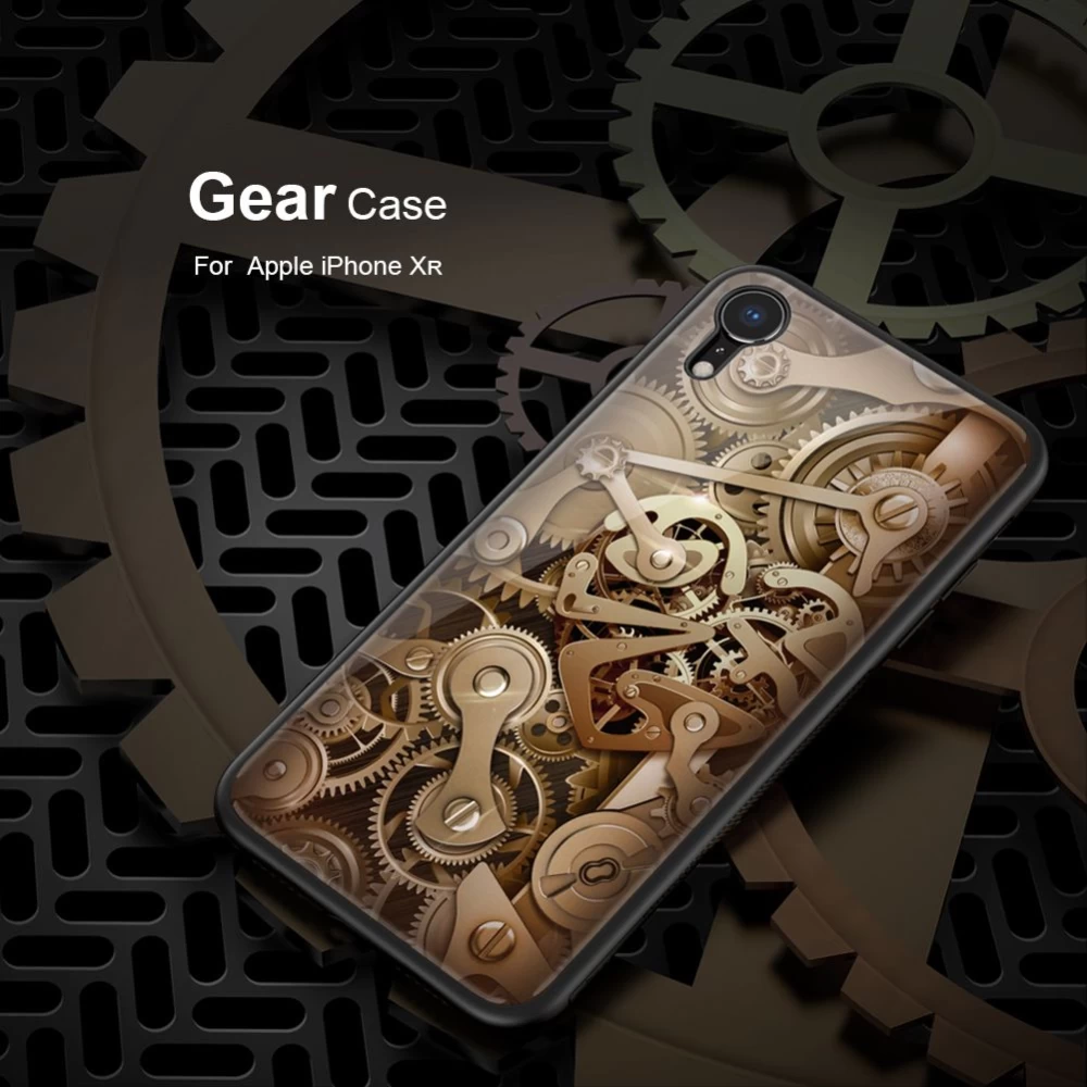 Apple iPhone XR dėklas rudas Nillkin Gear