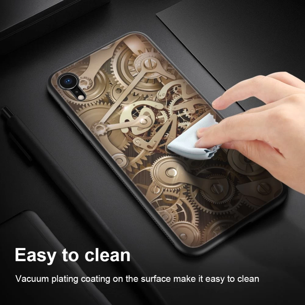 Apple iPhone XR dėklas rudas Nillkin Gear