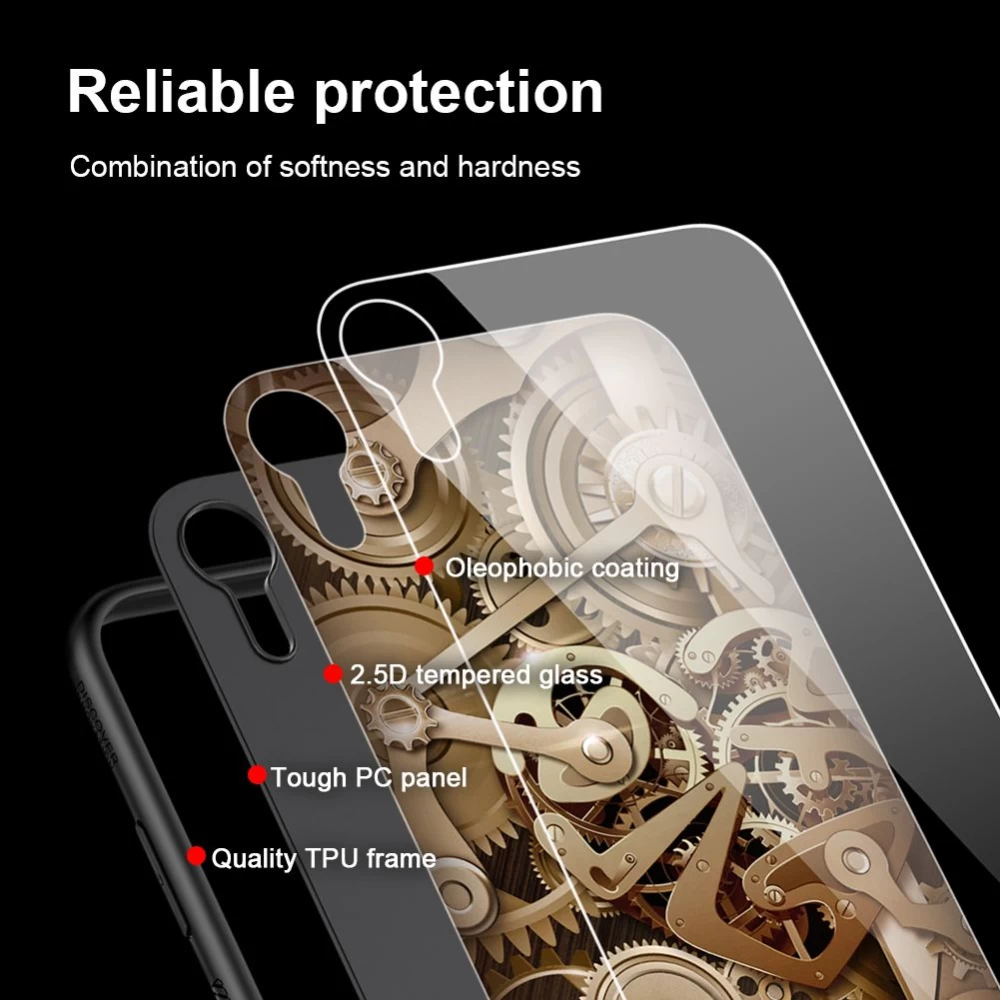 Apple iPhone XR dėklas rudas Nillkin Gear