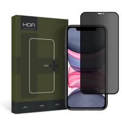 iPhone iPhone XR apsauginis stiklas HOFI ANTI SPY GLASS PRO+ Apple iPhone XR PRIVACY
