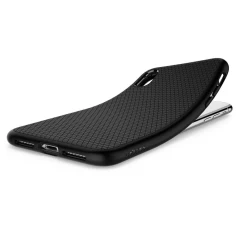 Apple iPhone XR dėklas Juoda SPIGEN LIQUID AIR