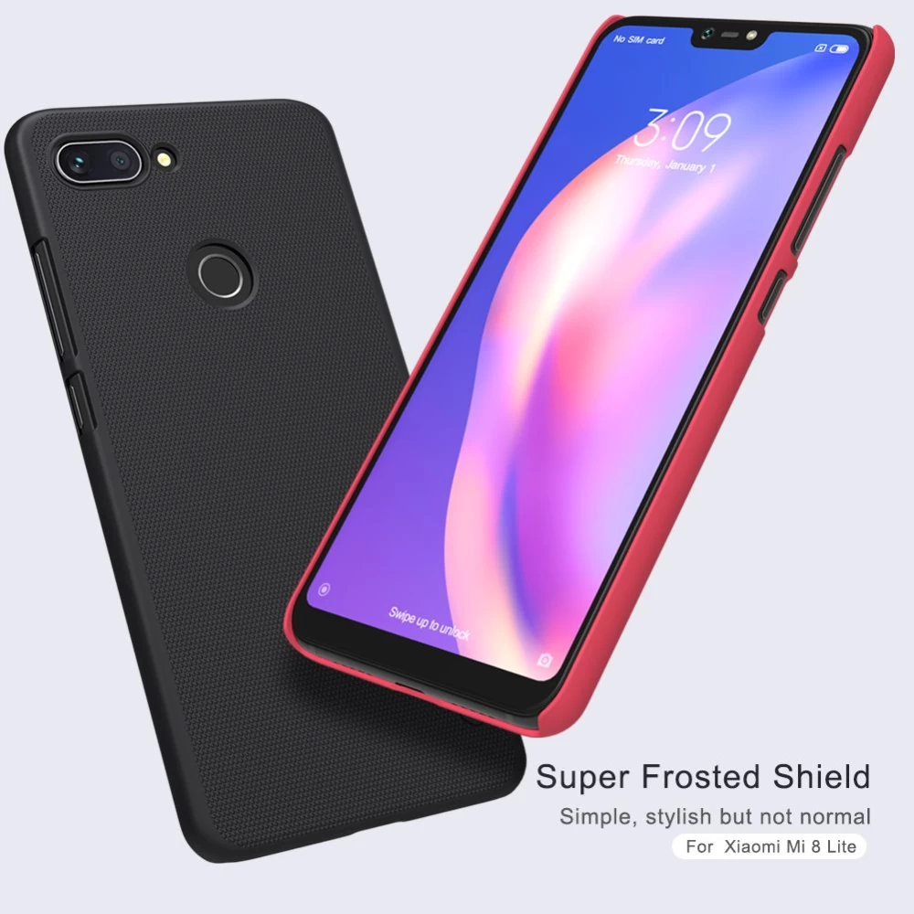 Xiaomi Mi 8 Lite suojakuori kultainen Super Frosted Shield