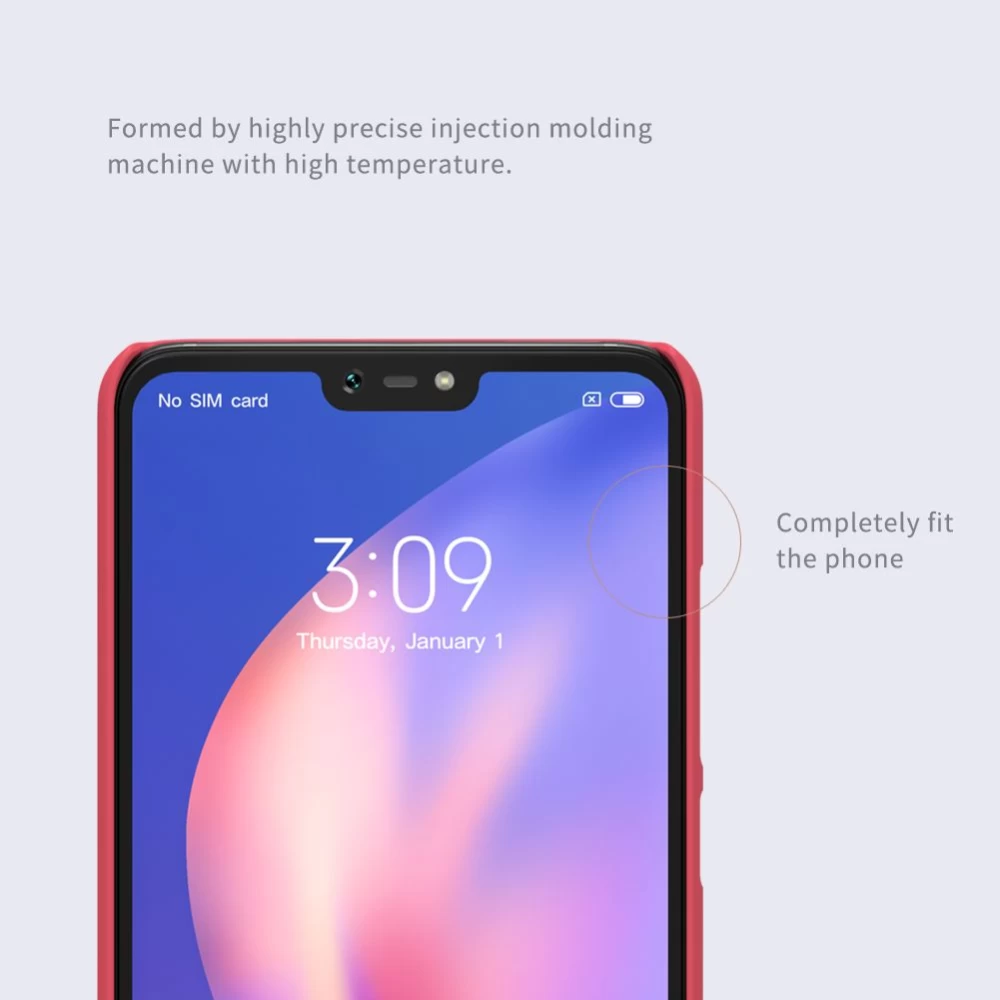 Xiaomi Mi 8 Lite suojakuori kultainen Super Frosted Shield