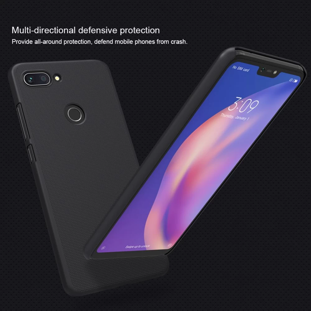 Xiaomi Mi 8 Lite suojakuori kultainen Super Frosted Shield