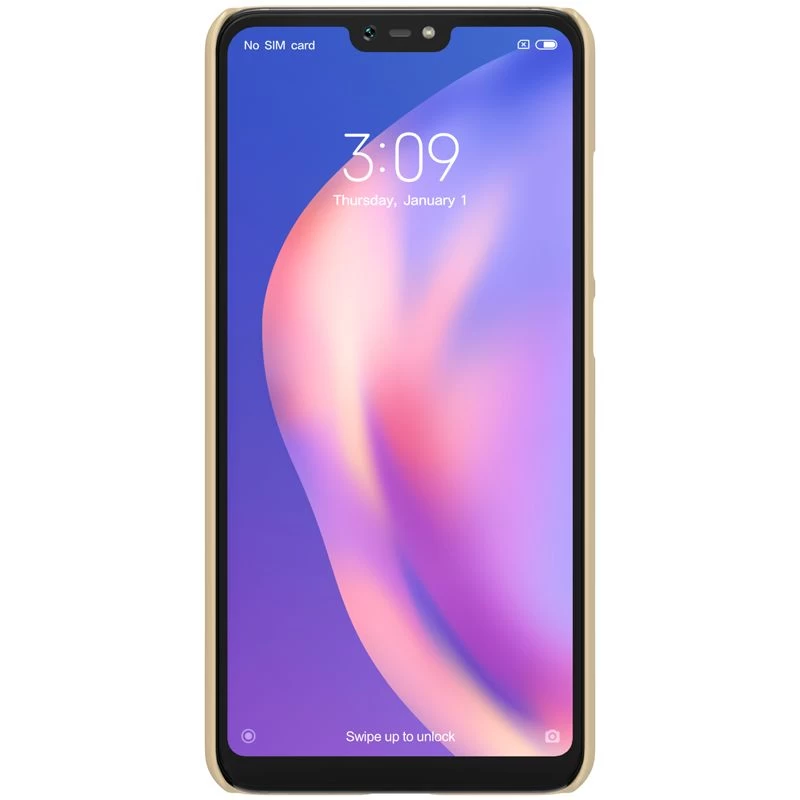 Xiaomi Mi 8 Lite suojakuori kultainen Super Frosted Shield