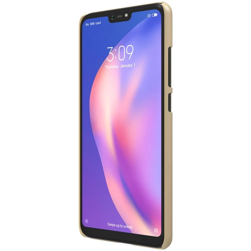Xiaomi Mi 8 Lite suojakuori kultainen Super Frosted Shield