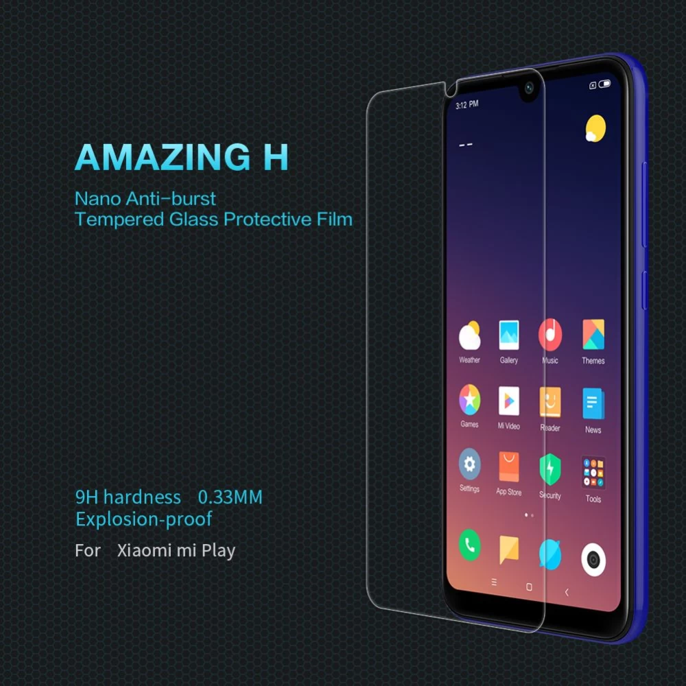 Xiaomi Mi Play aizsargstikls  H Tempered Glass