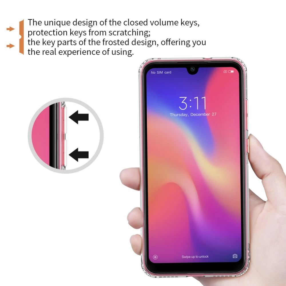 Xiaomi Mi Play ümbris läbipaistev TPU