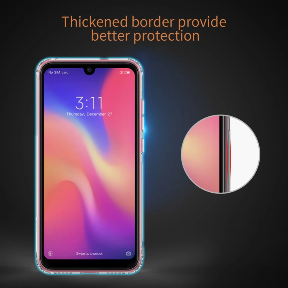 Xiaomi Mi Play ümbris läbipaistev TPU